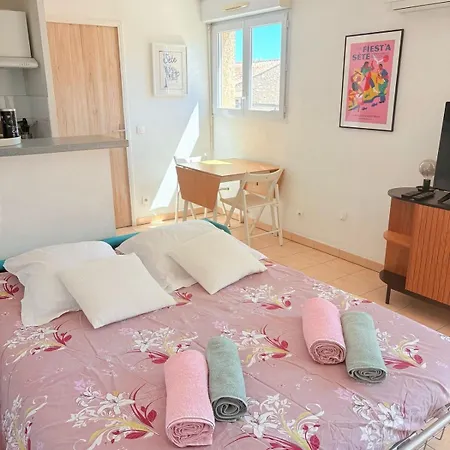 דירה Le Balcon De Saint-clair, Joli T2 Centre, Climatise, Parking Prive Sète