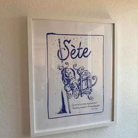 דירה #sete T2 Clim & Balcon Vue Mont Saint Clair