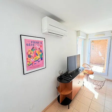 #sete T2 Clim & Balcon Vue Mont Saint Clair *