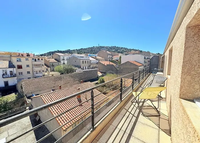 Appartamento Le Balcon De Saint-clair, Joli T2 Centre, Climatisé, Parking Privé Sète