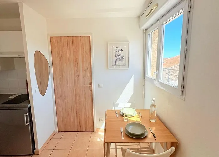 #sete T2 Clim & Balcon Vue Mont Saint Clair Apartment