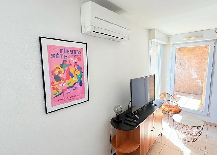 #sete T2 Clim & Balcon Vue Mont Saint Clair *